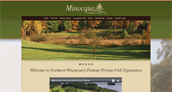 Desktop Screenshot of minocquacountryclub.com